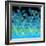 Blue Triangles Pattern-Maksim Krasnov-Framed Art Print