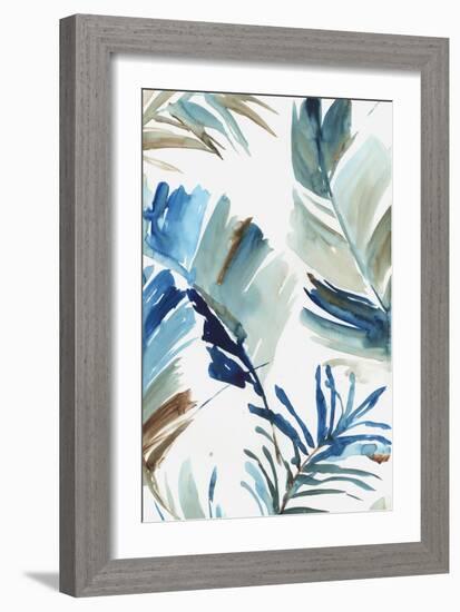 Blue Tropical Heat II-Asia Jensen-Framed Art Print