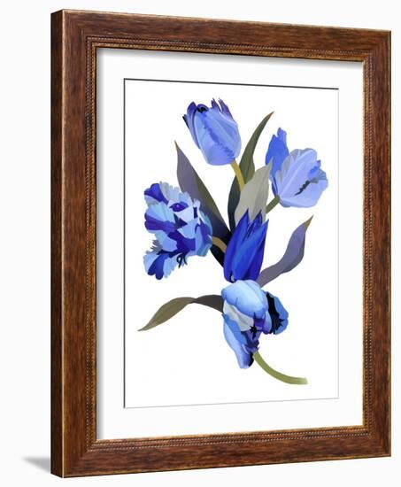 Blue tulip-Hiroyuki Izutsu-Framed Giclee Print