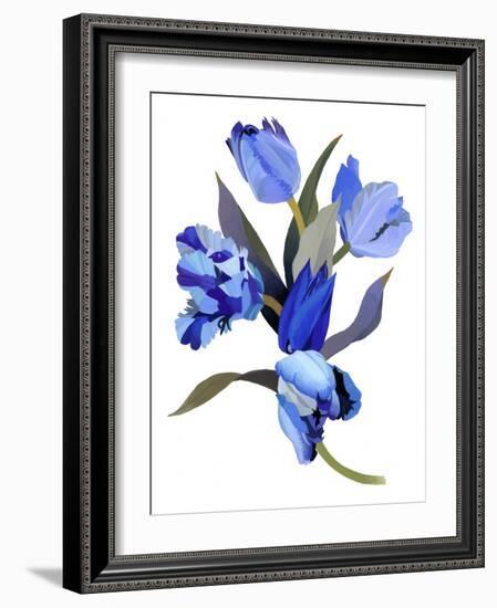 Blue tulip-Hiroyuki Izutsu-Framed Giclee Print