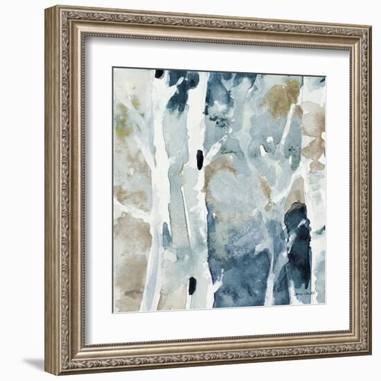 Blue Upon the Hill Square I-Lanie Loreth-Framed Art Print