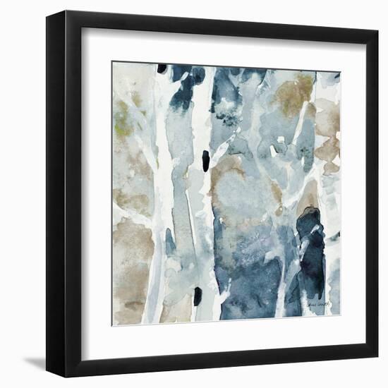 Blue Upon the Hill Square I-Lanie Loreth-Framed Art Print