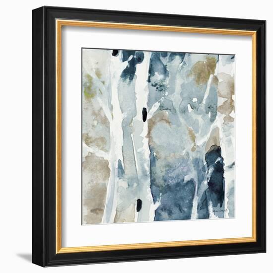 Blue Upon the Hill Square I-Lanie Loreth-Framed Art Print