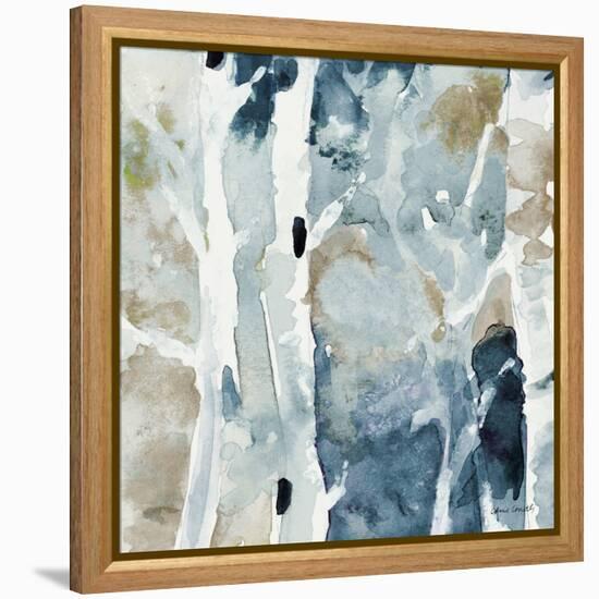Blue Upon the Hill Square I-Lanie Loreth-Framed Stretched Canvas