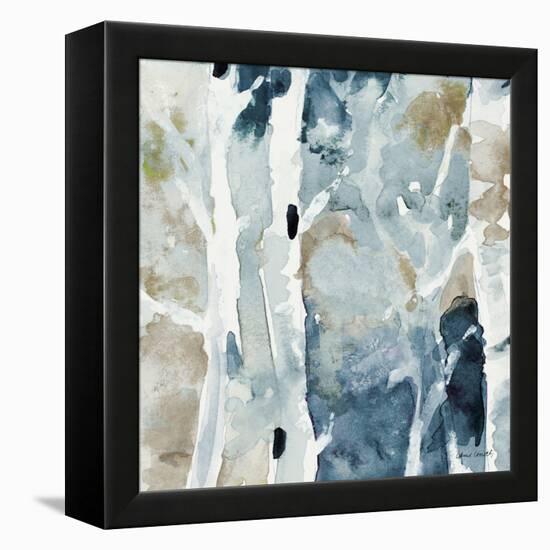 Blue Upon the Hill Square I-Lanie Loreth-Framed Stretched Canvas