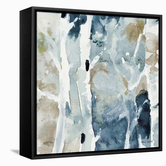 Blue Upon the Hill Square I-Lanie Loreth-Framed Stretched Canvas