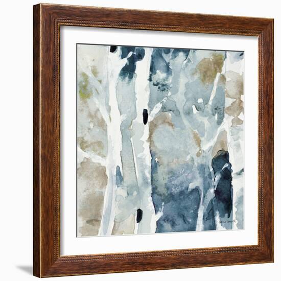 Blue Upon the Hill Square I-Lanie Loreth-Framed Art Print