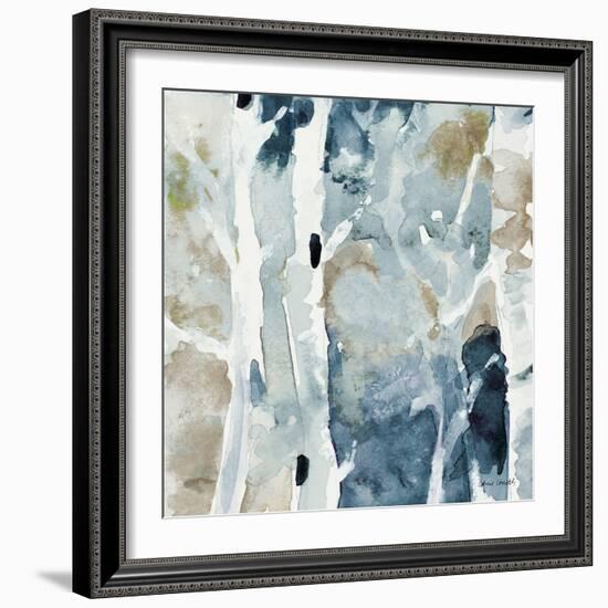 Blue Upon the Hill Square I-Lanie Loreth-Framed Art Print