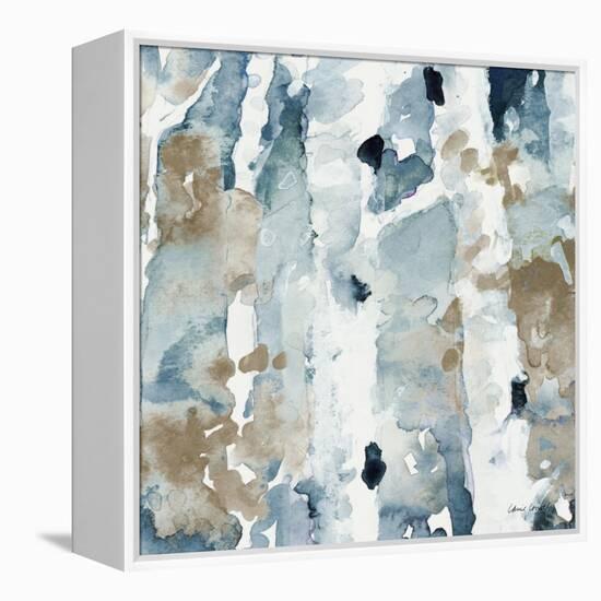 Blue Upon the Hill Square II-Lanie Loreth-Framed Stretched Canvas