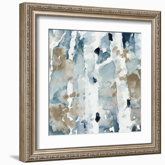 Blue Upon the Hill Square II-Lanie Loreth-Framed Art Print