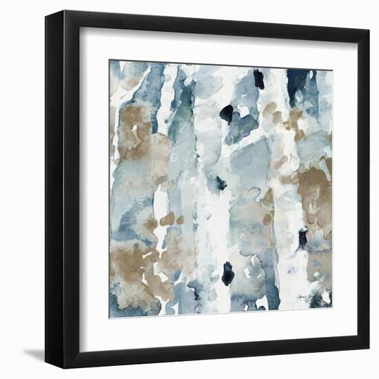 Blue Upon the Hill Square II-Lanie Loreth-Framed Art Print