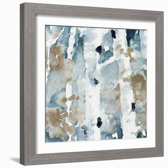 Blue Upon the Hill Square II-Lanie Loreth-Framed Art Print