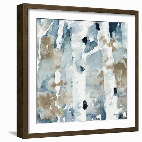 Blue Upon the Hill Square II-Lanie Loreth-Framed Art Print