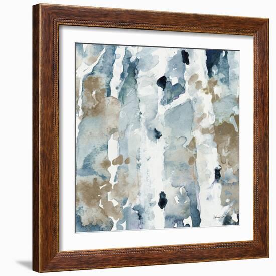 Blue Upon the Hill Square II-Lanie Loreth-Framed Art Print