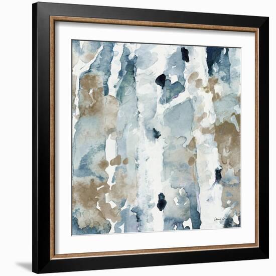 Blue Upon the Hill Square II-Lanie Loreth-Framed Art Print