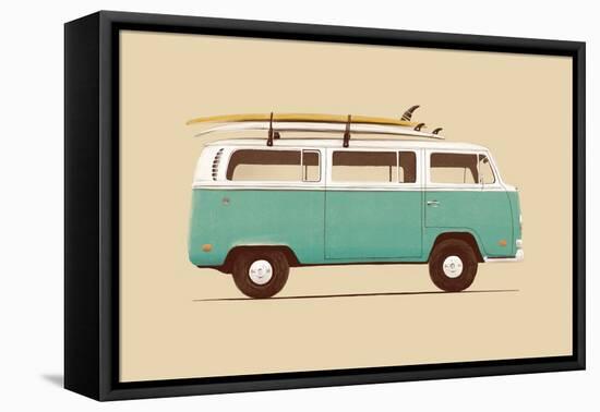 Blue Van-Florent Bodart-Framed Premier Image Canvas