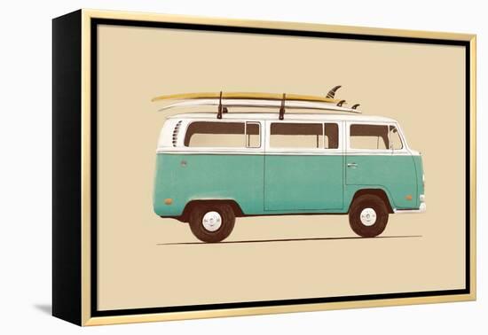 Blue Van-Florent Bodart-Framed Premier Image Canvas