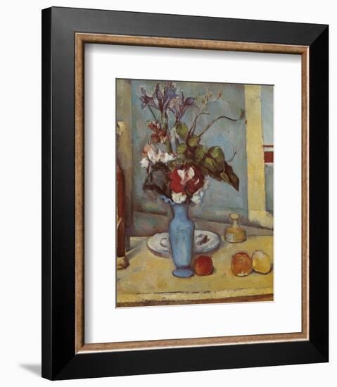 Blue Vase-Paul Cézanne-Framed Art Print