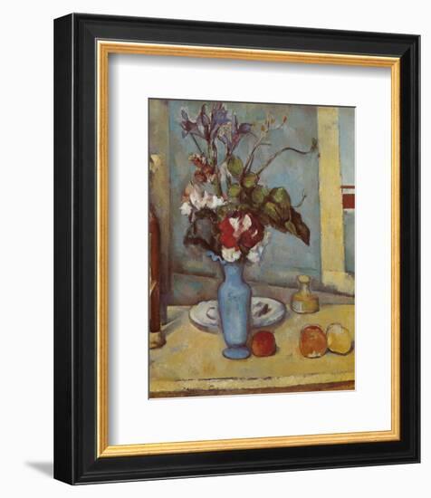 Blue Vase-Paul Cézanne-Framed Art Print