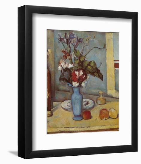 Blue Vase-Paul Cézanne-Framed Art Print