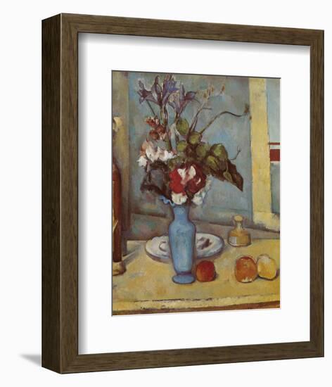 Blue Vase-Paul Cézanne-Framed Art Print