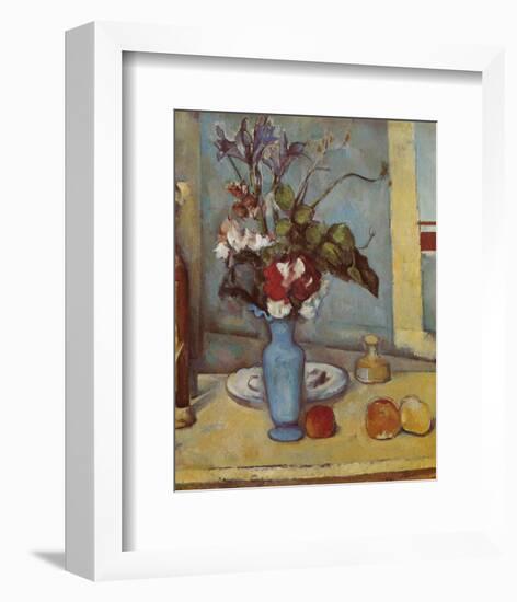 Blue Vase-Paul Cézanne-Framed Art Print