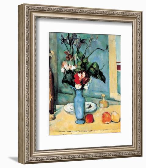 Blue Vase-Paul Cézanne-Framed Premium Giclee Print