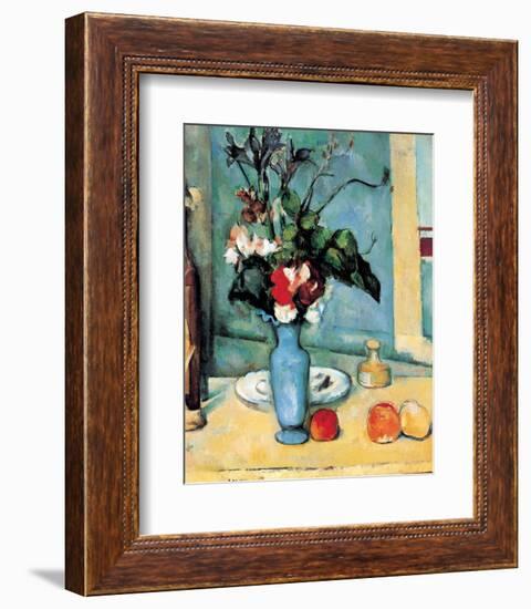 Blue Vase-Paul Cézanne-Framed Premium Giclee Print