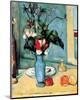 Blue Vase-Paul Cézanne-Mounted Premium Giclee Print