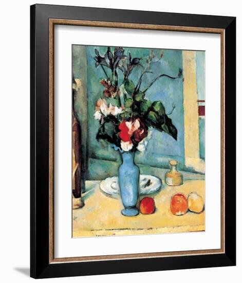 Blue Vase-Paul Cézanne-Framed Premium Giclee Print