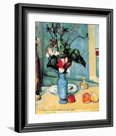 Blue Vase-Paul Cézanne-Framed Premium Giclee Print