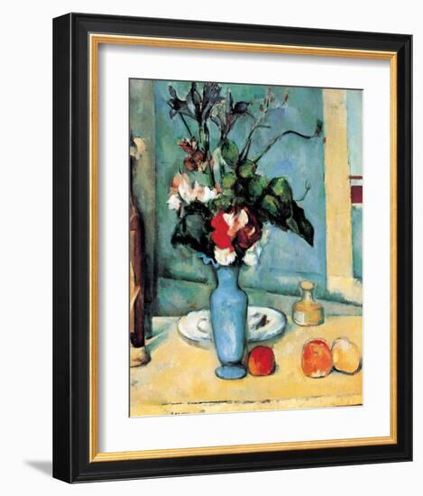 Blue Vase-Paul Cézanne-Framed Premium Giclee Print