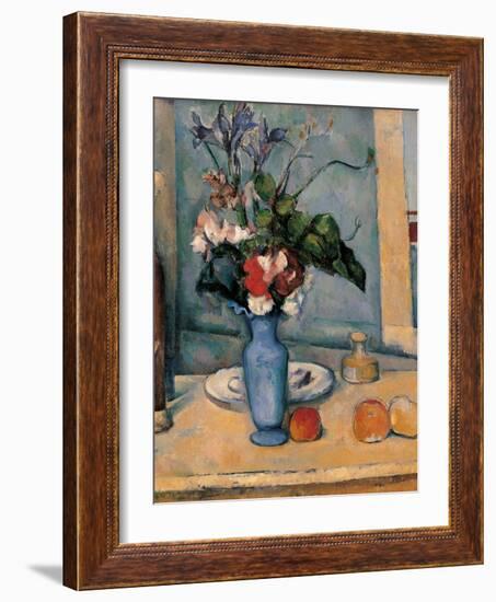 Blue Vase-Paul Cézanne-Framed Art Print