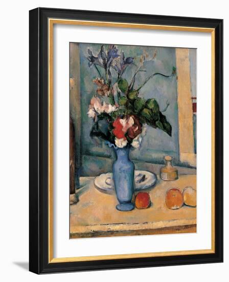 Blue Vase-Paul Cézanne-Framed Art Print