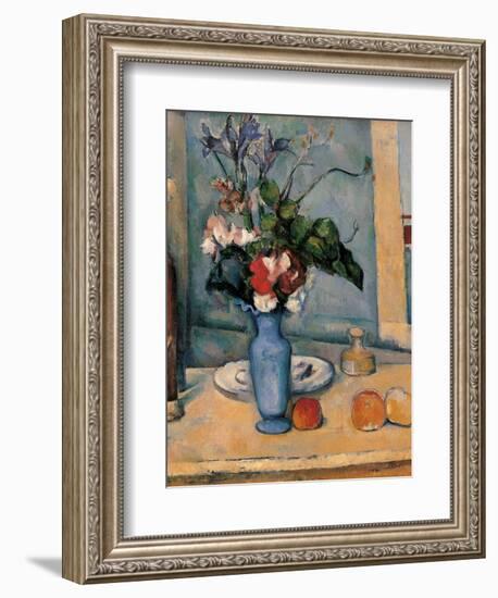 Blue Vase-Paul Cézanne-Framed Art Print