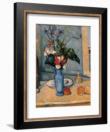 Blue Vase-Paul Cézanne-Framed Premium Giclee Print