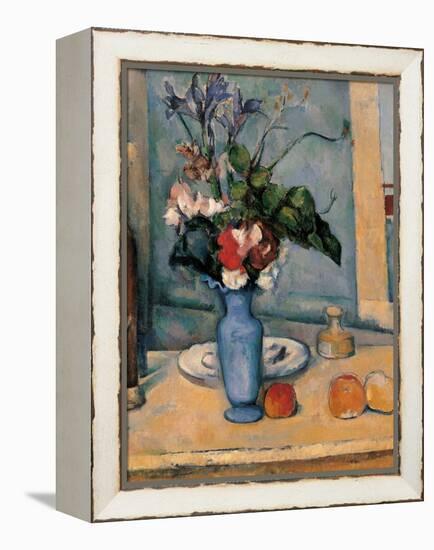 Blue Vase-Paul Cézanne-Framed Stretched Canvas