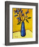 Blue Vase-Patty Baker-Framed Art Print