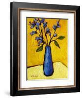 Blue Vase-Patty Baker-Framed Art Print