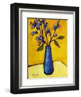 Blue Vase-Patty Baker-Framed Art Print