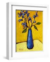 Blue Vase-Patty Baker-Framed Art Print