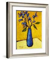 Blue Vase-Patty Baker-Framed Art Print