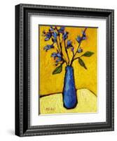 Blue Vase-Patty Baker-Framed Art Print