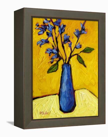 Blue Vase-Patty Baker-Framed Stretched Canvas