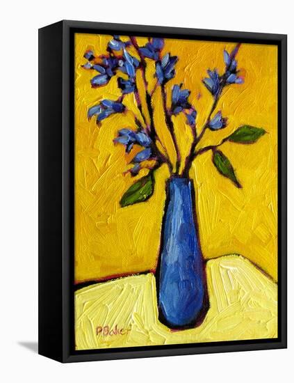 Blue Vase-Patty Baker-Framed Stretched Canvas