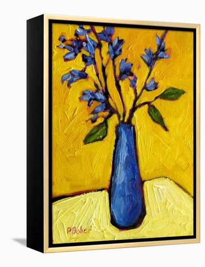 Blue Vase-Patty Baker-Framed Stretched Canvas