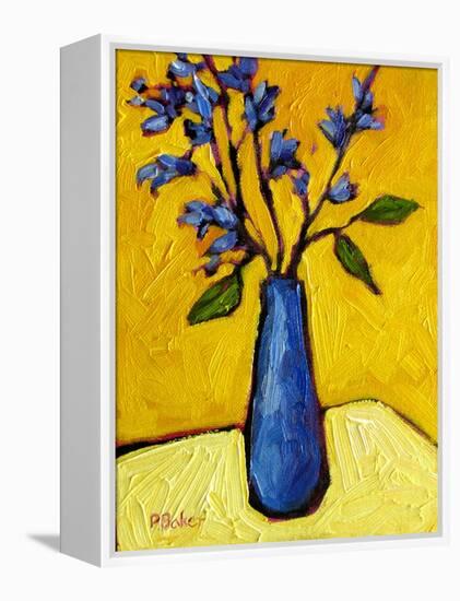 Blue Vase-Patty Baker-Framed Stretched Canvas