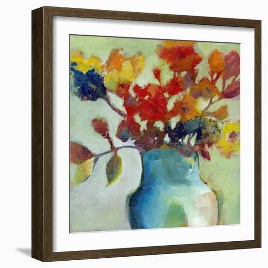 Blue Vase-Michelle Abrams-Framed Giclee Print