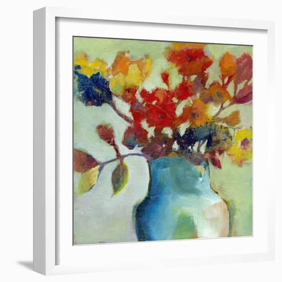 Blue Vase-Michelle Abrams-Framed Giclee Print