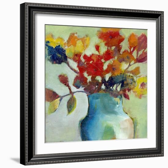 Blue Vase-Michelle Abrams-Framed Giclee Print